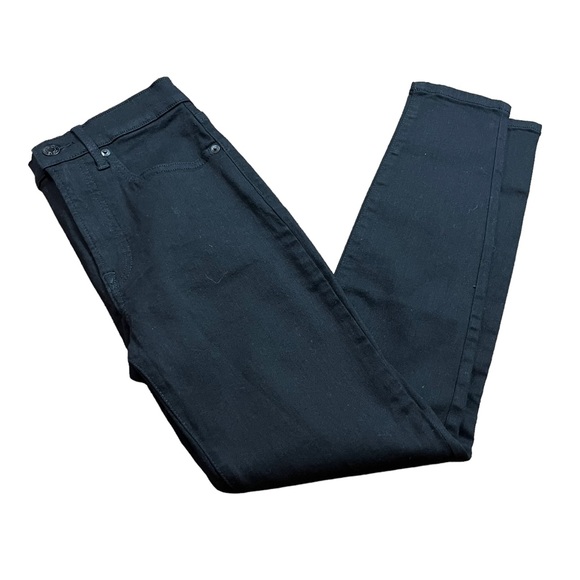 NWT Everlane The Authentic Stretch High-Rise Skinny Black Size 26 - Picture 7 of 10